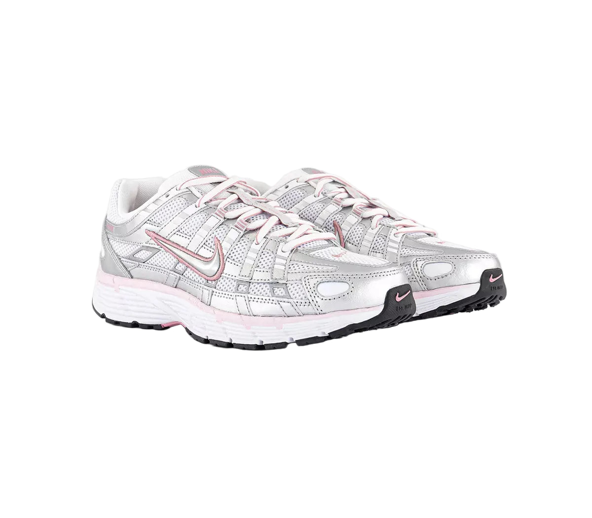 Nike P-6000 White Metallic Silver Elemental Pink