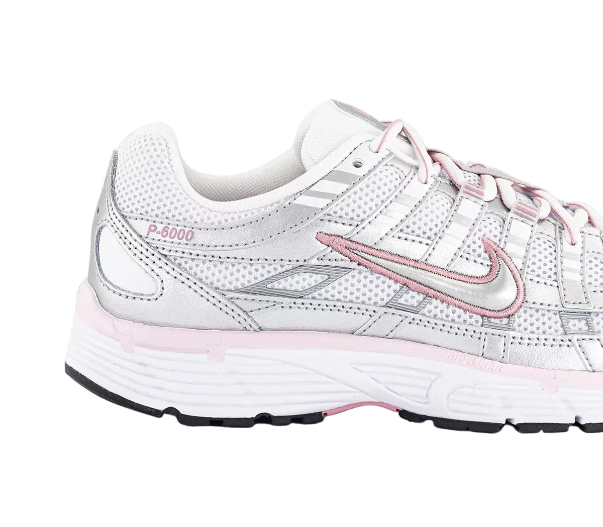 Nike P-6000 White Metallic Silver Elemental Pink