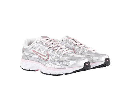 Nike P-6000 White Metallic Silver Elemental Pink