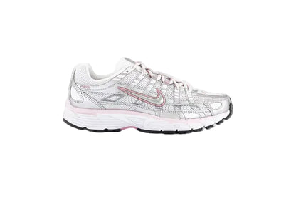Nike P-6000 White Metallic Silver Elemental Pink