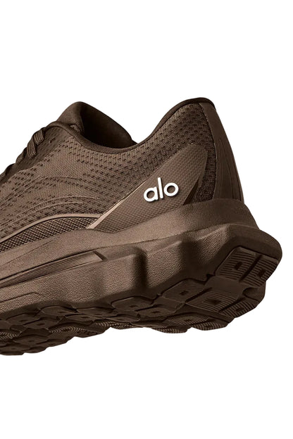 Alo Runner Sneakers – Earth Brown | Minimal Performance Running Shoes Size 5
